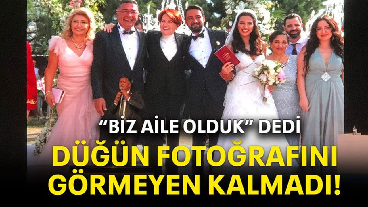 “Biz aile olduk” dedi Düğün fotoğrafını görmeyen kalmadı!